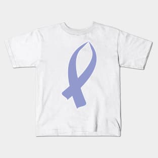 Awareness Ribbon (Periwinkle) Kids T-Shirt